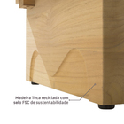 Conjunto para Jardim com Sofá e Mesa de Centro 3 Lugares Alumínio|Rattan Bege|Marrom Maya Naterial